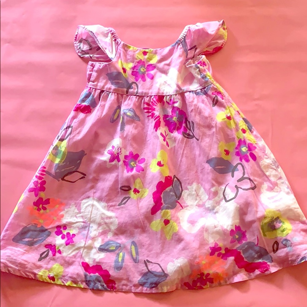 Floral Cross Back Dress!